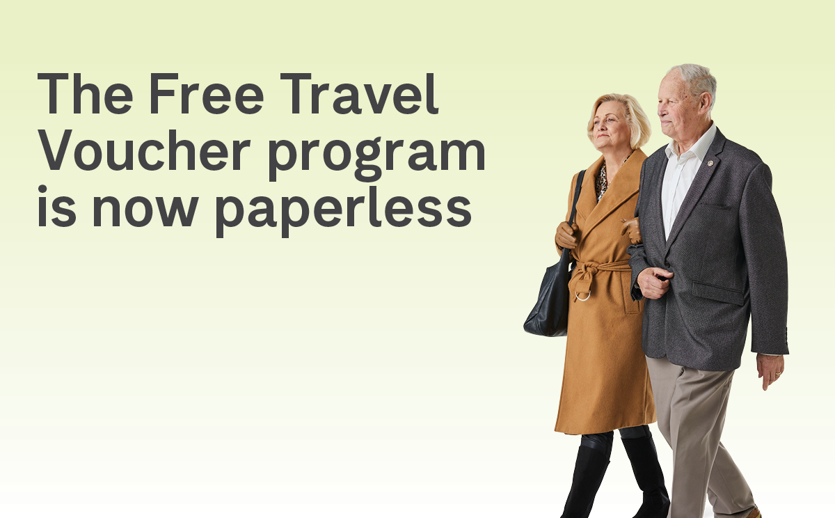 The Free Travel Voucher program is going paperless