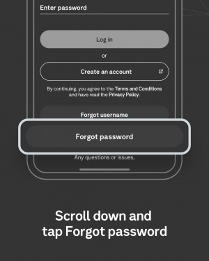 Forgotten password - Step 2