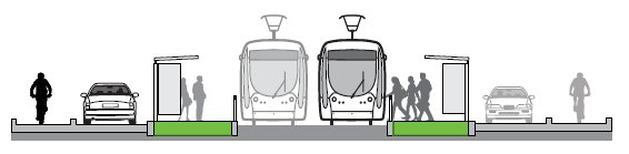Image of low floored trams