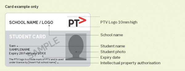 Example of a PTV approved ID