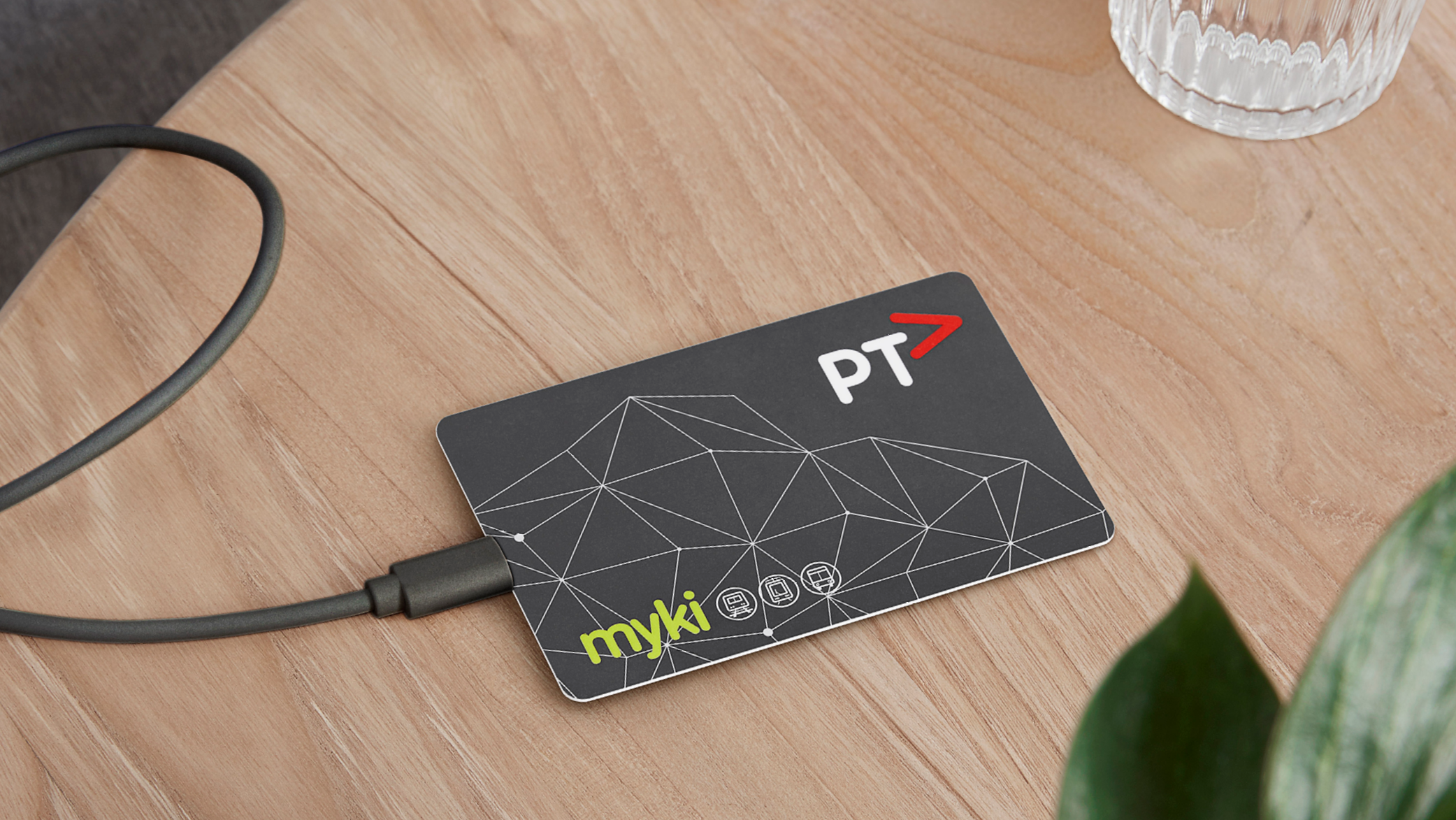 myki on table